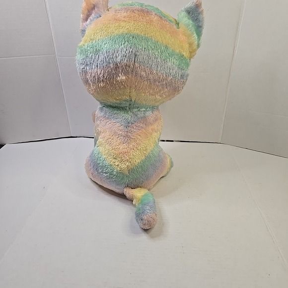 TY Beanie Boos HEATHER the UniCat Glitter Eyes LARGE Size 17 inch - Picture 8 of 15